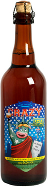 Biere France Normandie Brasserie De Sutter Blonde Crazy Ipa 0.75 6.5%