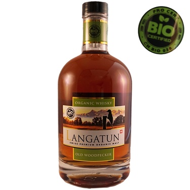 Whisky Suisse Single Malt Old Woodpecker Langatun Organic 46% 50cl Bio
