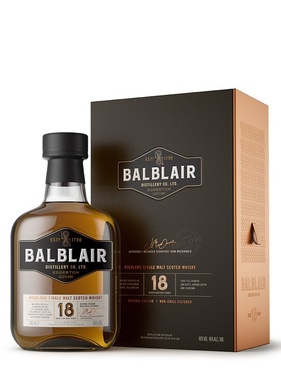 Whisky Ecosse Highlands Single Malt Balblair 18 Ans 46% 70cl