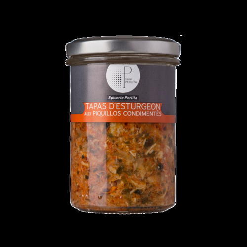 TAPAS D ESTURGEON AUX PAQUILLOS 150 GR PERLITA