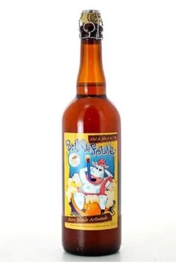 Biere France Blonde Abbaye Brin De Folie 0.75 6.5%