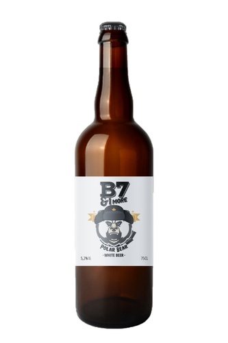 BIERE B7&1MORE POLAR BEAR BLANCHE 75CL 5.2%