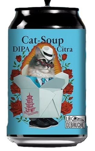 BIERE FRANCE LA DEBAUCHE CAT SOUP DIPA 8% 33CL CANETTE