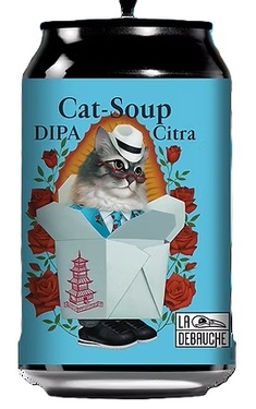 Biere France La Debauche Cat Soup Dipa 8% 33cl Canette